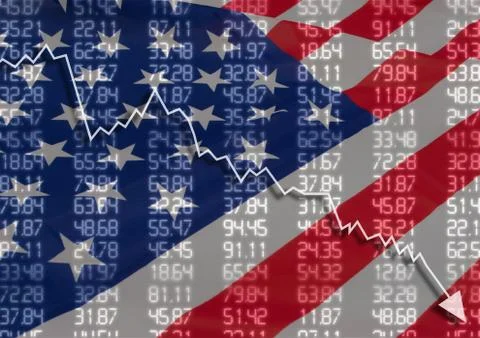 Crisis in usa Foto stock