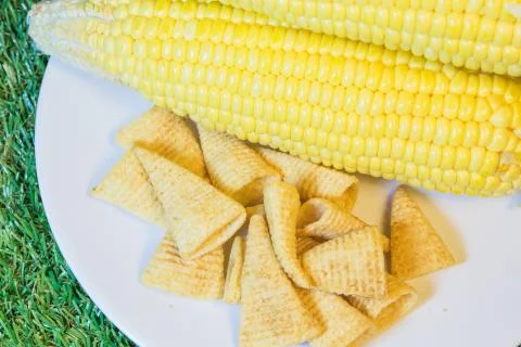 Crisp corn Stock Photos