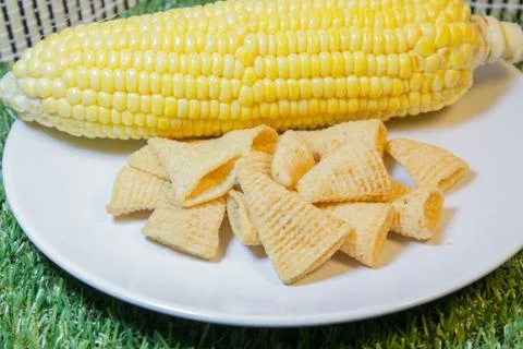 Crisp corn Stock Photos