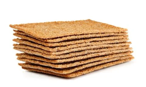 Crisp crackers Foto stock