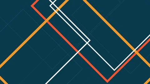 Crisp diagonal paths and overlapping angular frames create a refined contem.. 스톡 일러스트