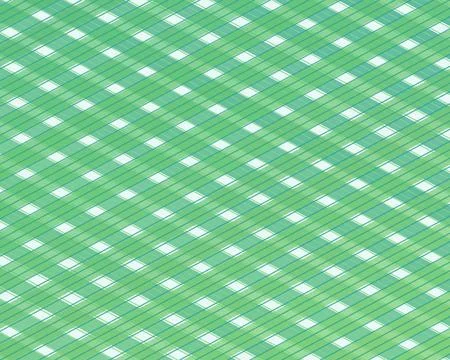 A crisp green grid pattern with white highlights creates a clean modern bac.. Stock Illustration