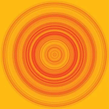 Crisp Line Circles Illustrazione stock