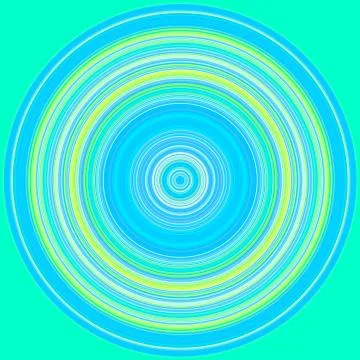 Crisp Line Circles Stock Illustration