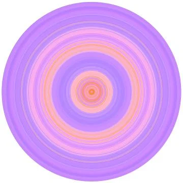 Crisp Line Circles Illustrazione stock