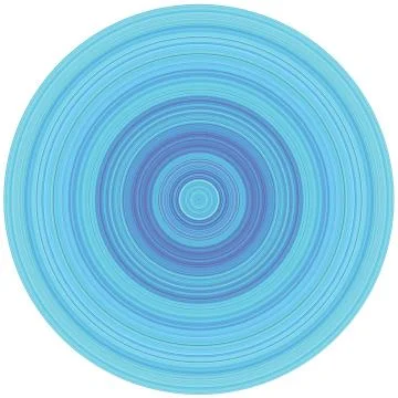 Crisp Line Circles Stock Illustration