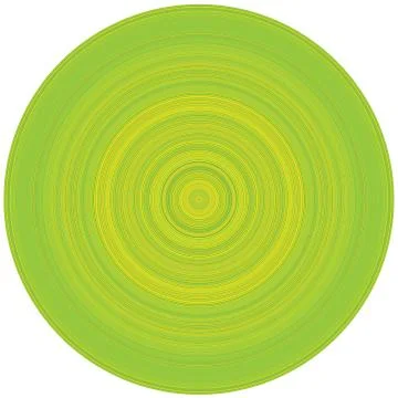 Crisp Line Circles Illustrazione stock