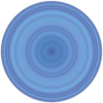 Crisp Line Circles Illustrazione stock