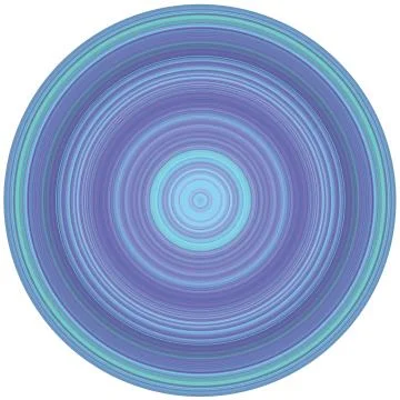 Crisp Line Circles Illustrazione stock