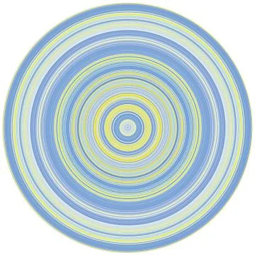 Crisp Line Circles Illustrazione stock