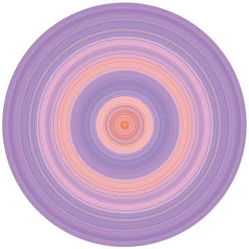 Crisp Line Circles Illustrazione stock