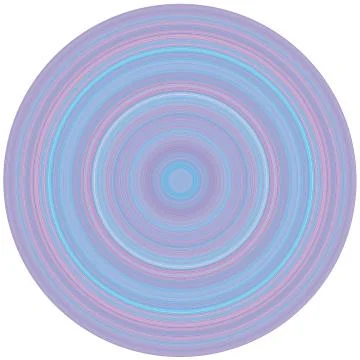 Crisp Line Circles Illustrazione stock