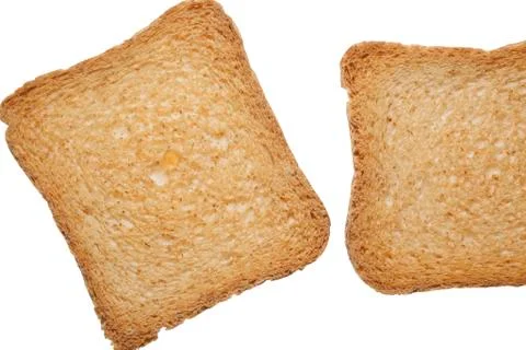 Crisp toasts Foto stock