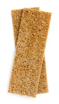 Crispbread plain Stock Photos