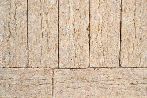 Crispbreads folded stacked next to each other, background. Special low-calori Stock-Fotos