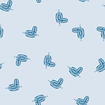 Crispr tool genetic engineering glyph seamless pattern イラスト素材