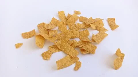 Crispy and crunchy corn chips with salty seasoned Stock Photos