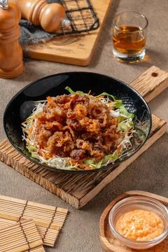 Crispy beef fillet Stock Photos