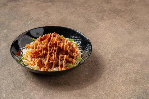Crispy beef fillet Stock Photos