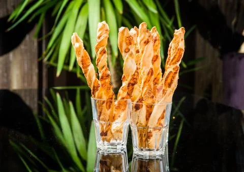Crispy bread sticks Stock Photos
