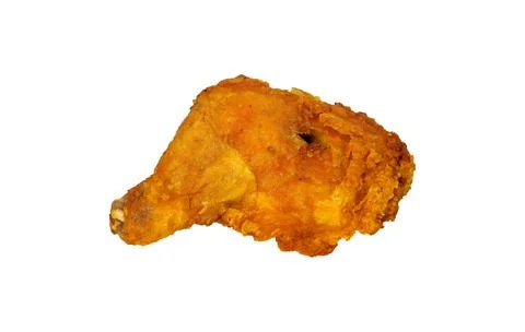 Crispy Breaded Chicken Thighs. Stock Photos