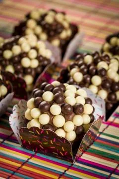 Crispy brigadeiro Stock Photos
