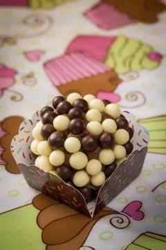 Crispy brigadeiro Stock Photos