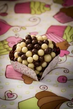 Crispy brigadeiro Stock Photos