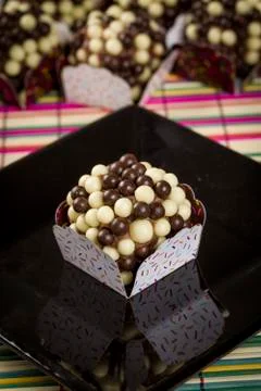 Crispy brigadeiro Stock Photos