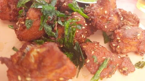 Crispy Chicken 65 Stock Photos