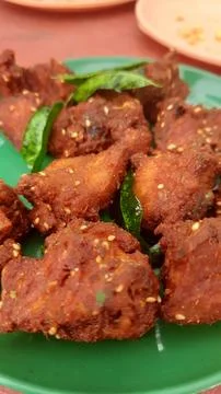 Crispy Chicken 65 Stock Photos