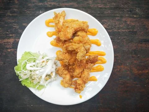 Crispy chicken finger Stock Photos