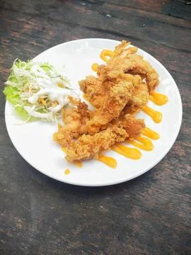 Crispy chicken finger Stock Photos