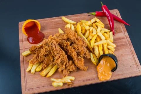 Crispy chicken Stock Photos