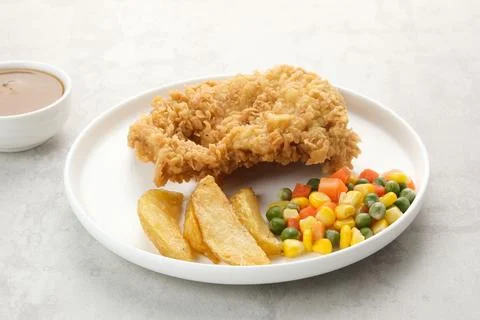 Crispy Chicken Steak  Stock Photos