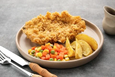 Crispy Chicken Steak Stock Photos