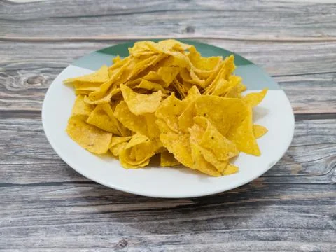 Crispy chips Stock Photos