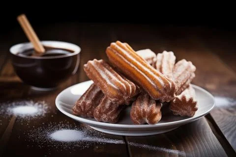 Crispy Churros Stock Photos
