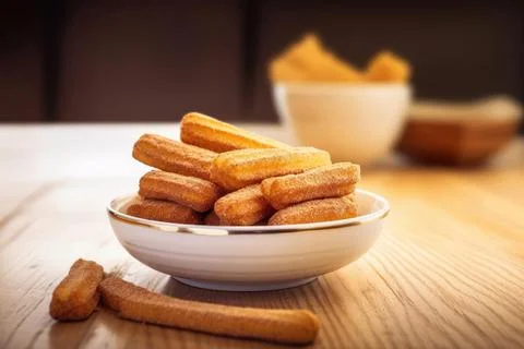 Crispy Churros Stock Photos