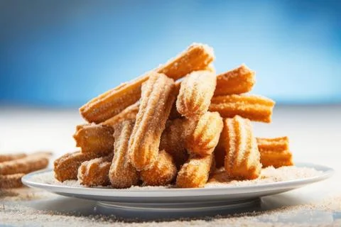 Crispy Churros Stock Photos