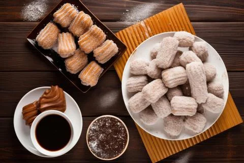 Crispy Churros Stock Photos