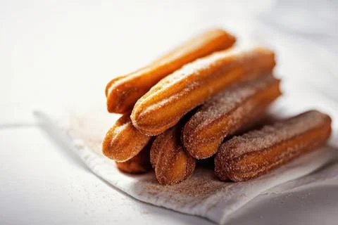 Crispy Churros Stock Photos