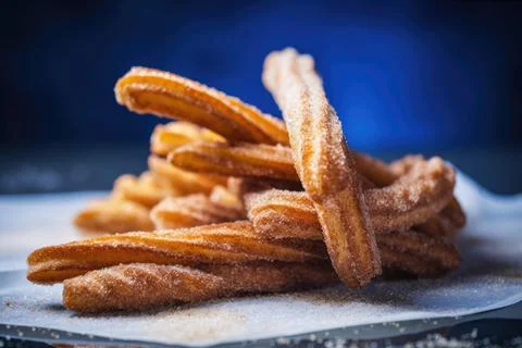 Crispy Churros Stock Photos