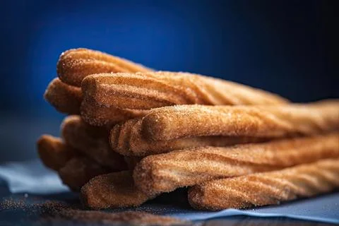 Crispy Churros Stock Photos