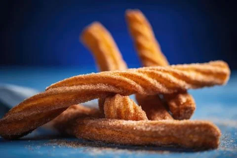 Crispy Churros Stock Photos