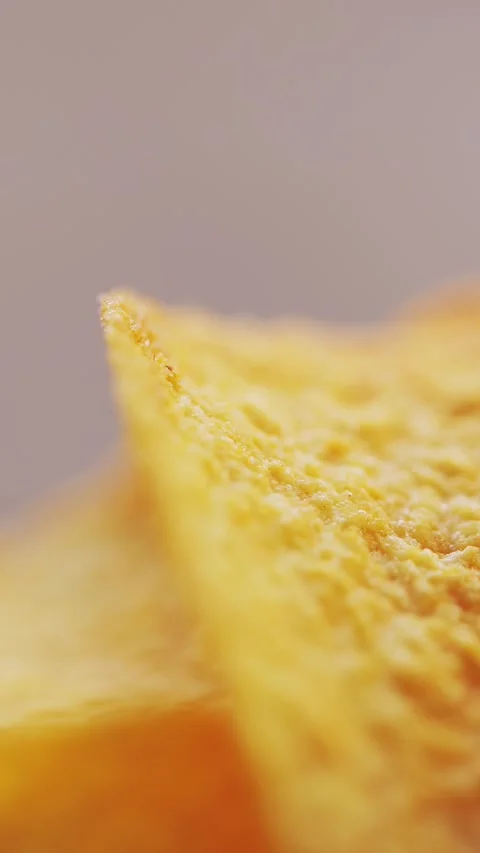 Crispy Curved Chips with Savory Oily Texture Macro Shot Stock Footage 314199797