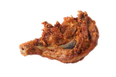 Crispy deep fried chicken leg Stock Photos