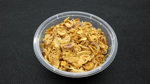 Crispy deep fried shallot Stock Photos