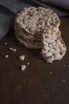 Crispy dietary bread. Stock Photos