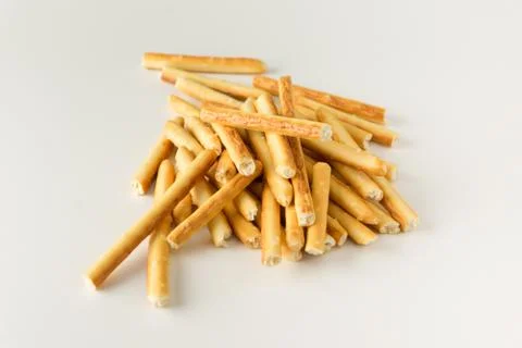 Crispy flour sticks Stock Photos